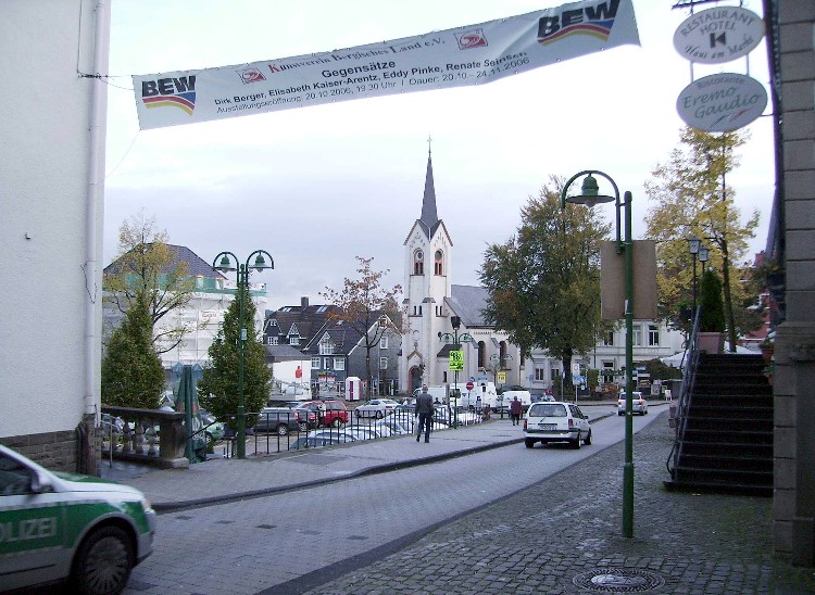 Banner mit Kirche Banner mit Kirche
